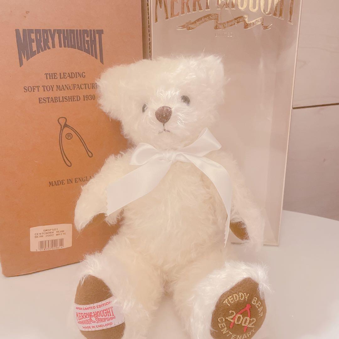 メリーソート 2002年限定 ホワイトファ一ぬいぐるみ