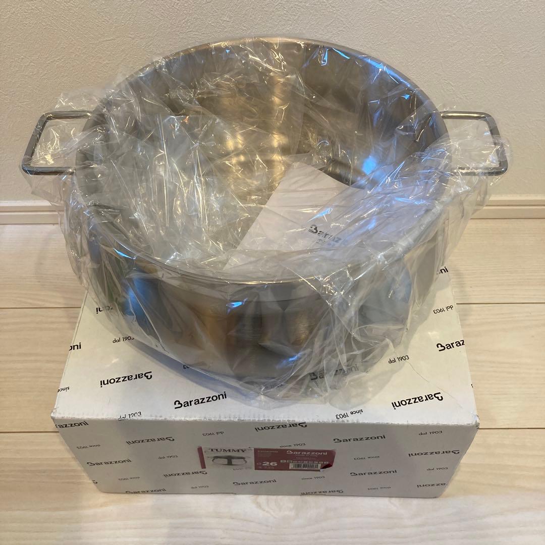 ぎ*ー様 Barazzoni バラゾーニTUMMY 26cm 両手鍋