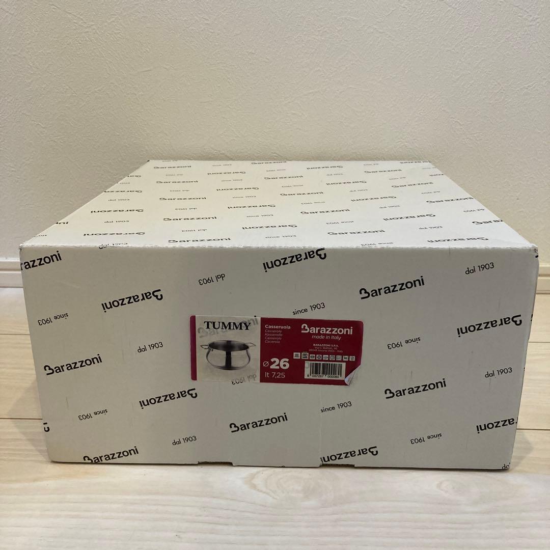 ぎ*ー様 Barazzoni バラゾーニTUMMY 26cm 両手鍋