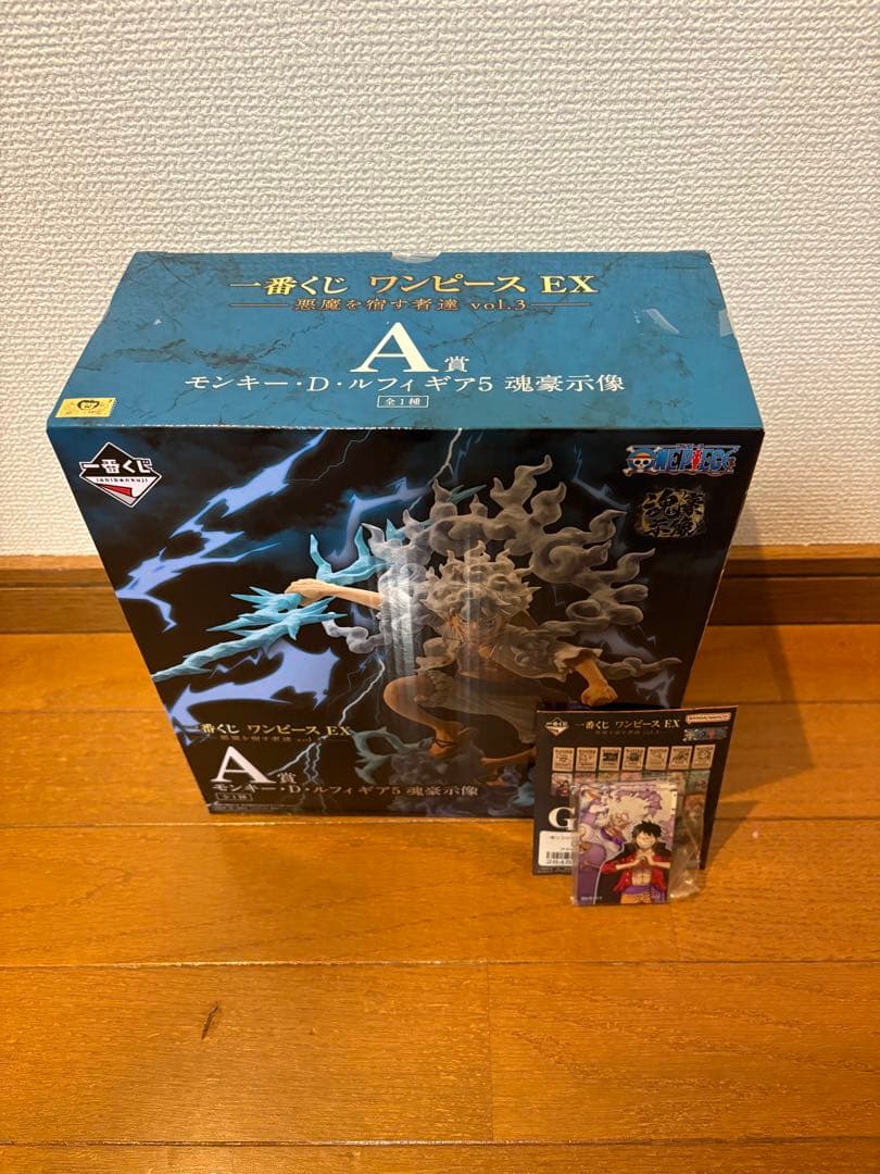 専用！ワンピースEX 悪魔を宿す者達 vol.3 A賞 ルフィ ギア5 おまけ