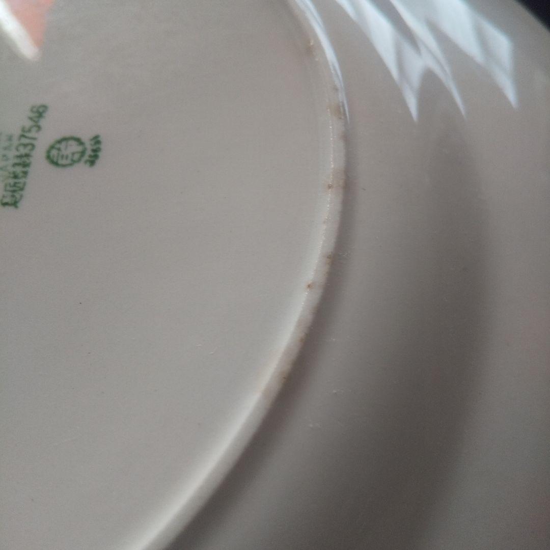 TOYOTOKI kokuraトリコロール 白い陶器皿 日本製 37546