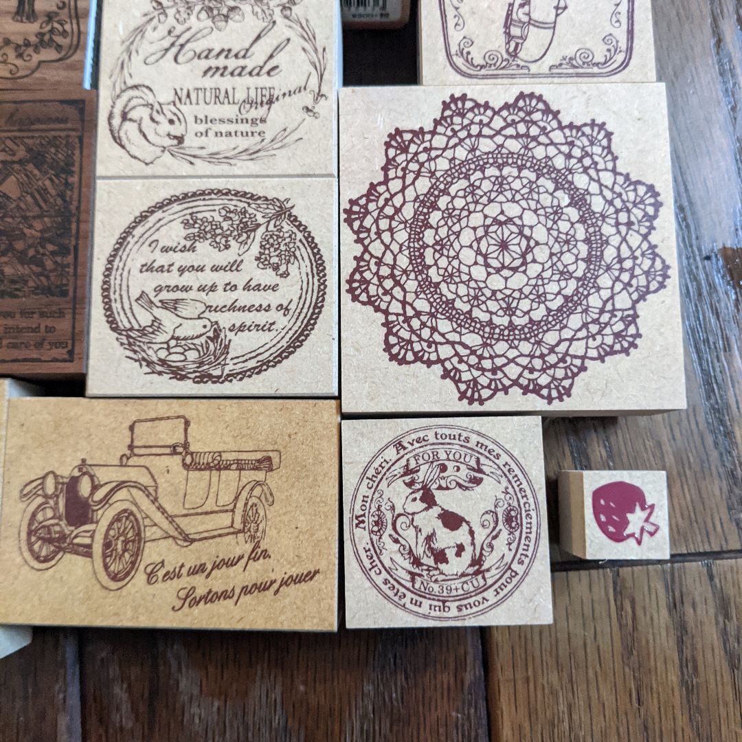 スタンプ　ハンコ　アンティーク　新品未使用