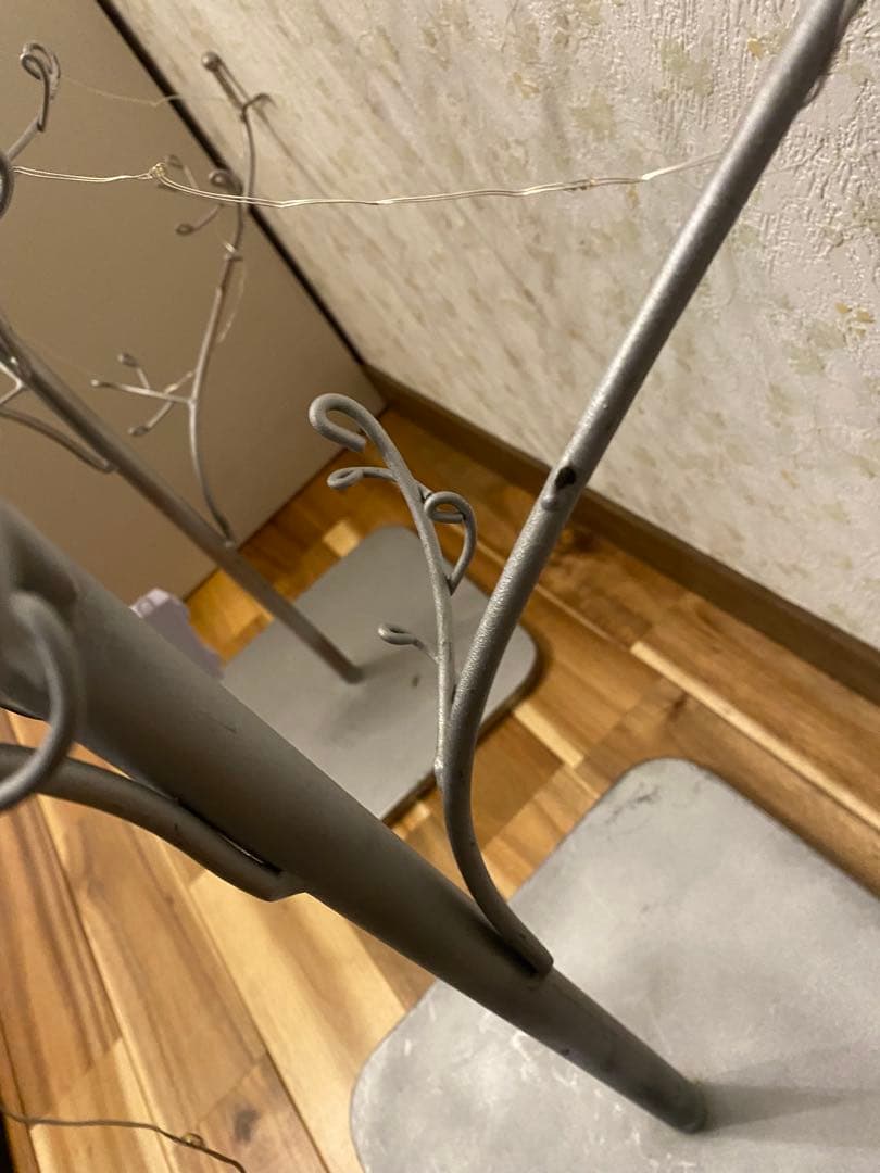 約128cmシルバー ⭐︎アイアンツリー型ディスプレイスタンド