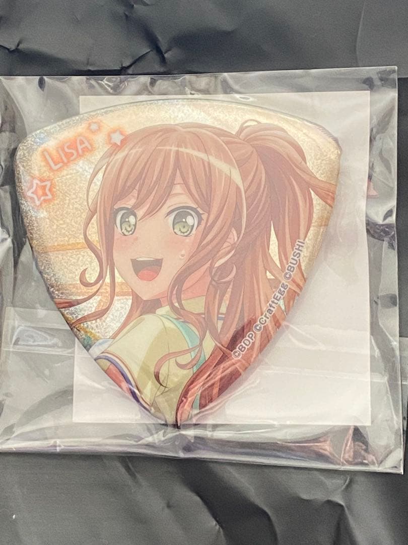 バンドリ ガルパ たまみくじ ピック型ホロ缶バッジ 今井リサ Roselia