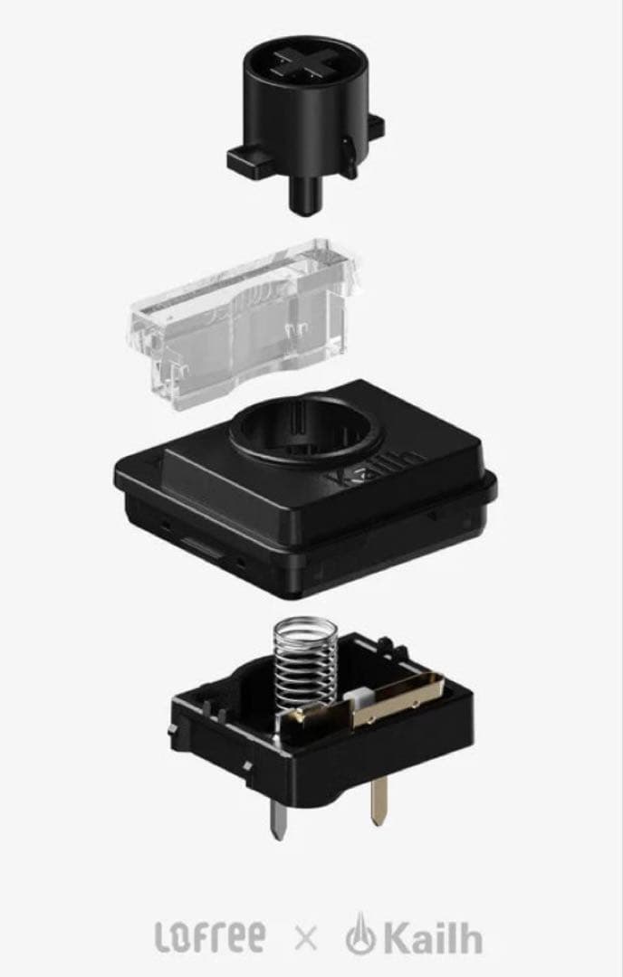 たけ　Lofree Pulse ロープロキースイッチ 68個!!