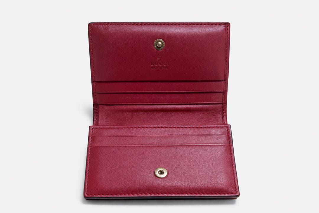 グッチGGキャンバス 二つ折り財布さくらんぼ コンパクトウォレット 476050