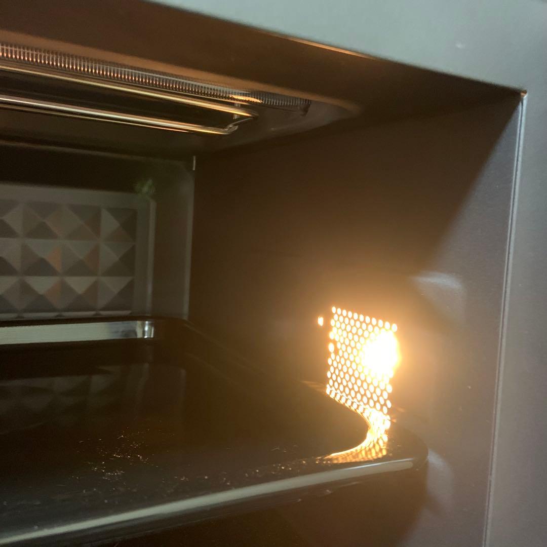 ニトリ多オーブン機能電子レンジ 黒色