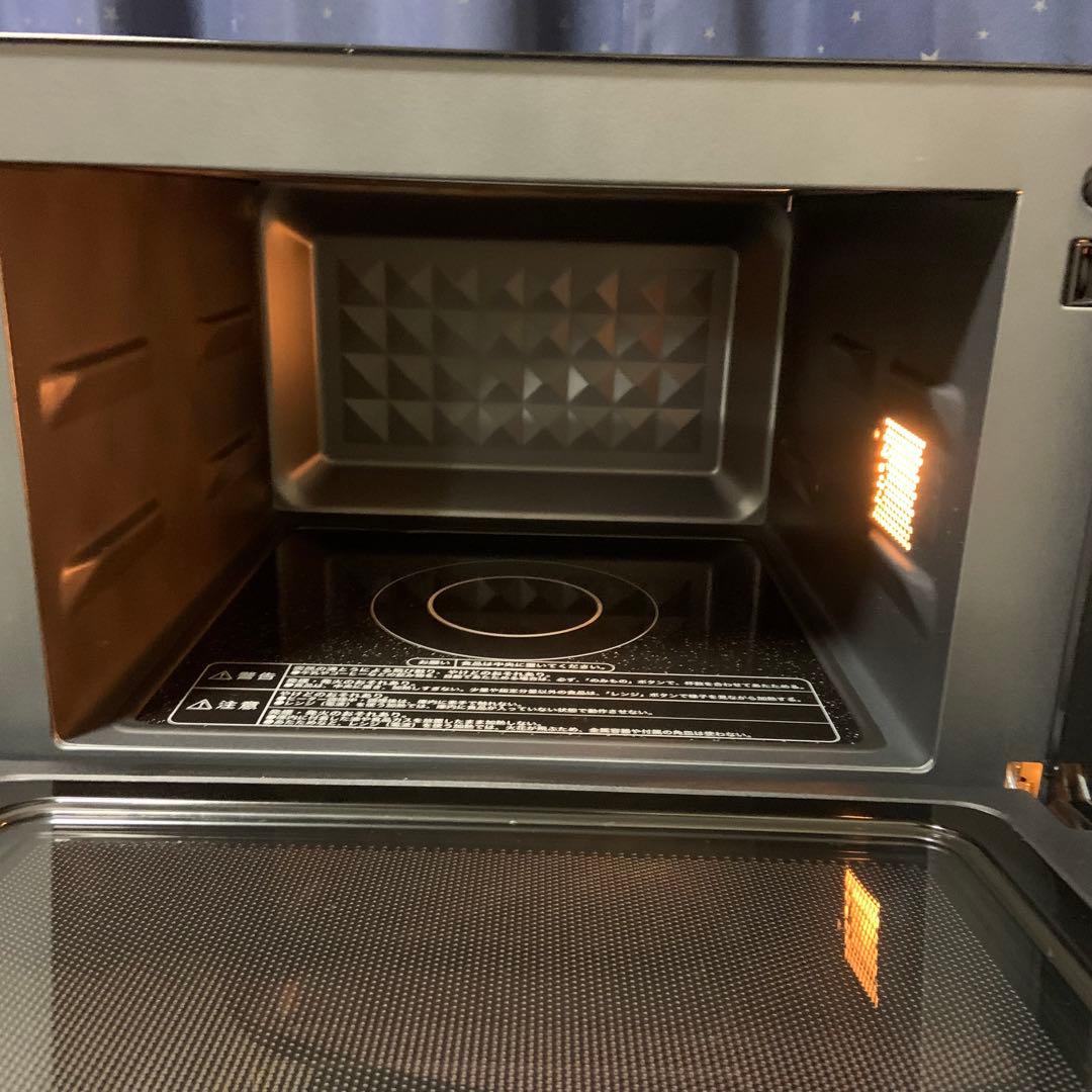 ニトリ多オーブン機能電子レンジ 黒色