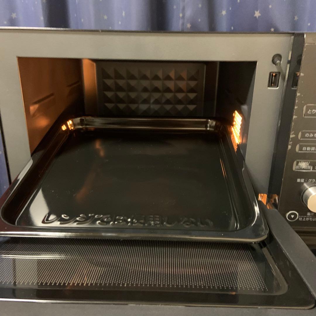 ニトリ多オーブン機能電子レンジ 黒色