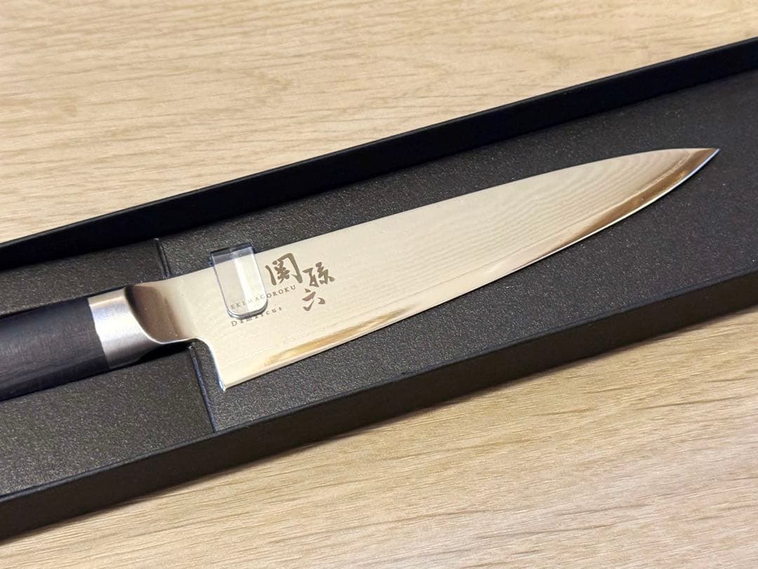 【新品未使用品】関孫六 ダマスカス ペティーナイフ 120mm　AE5202