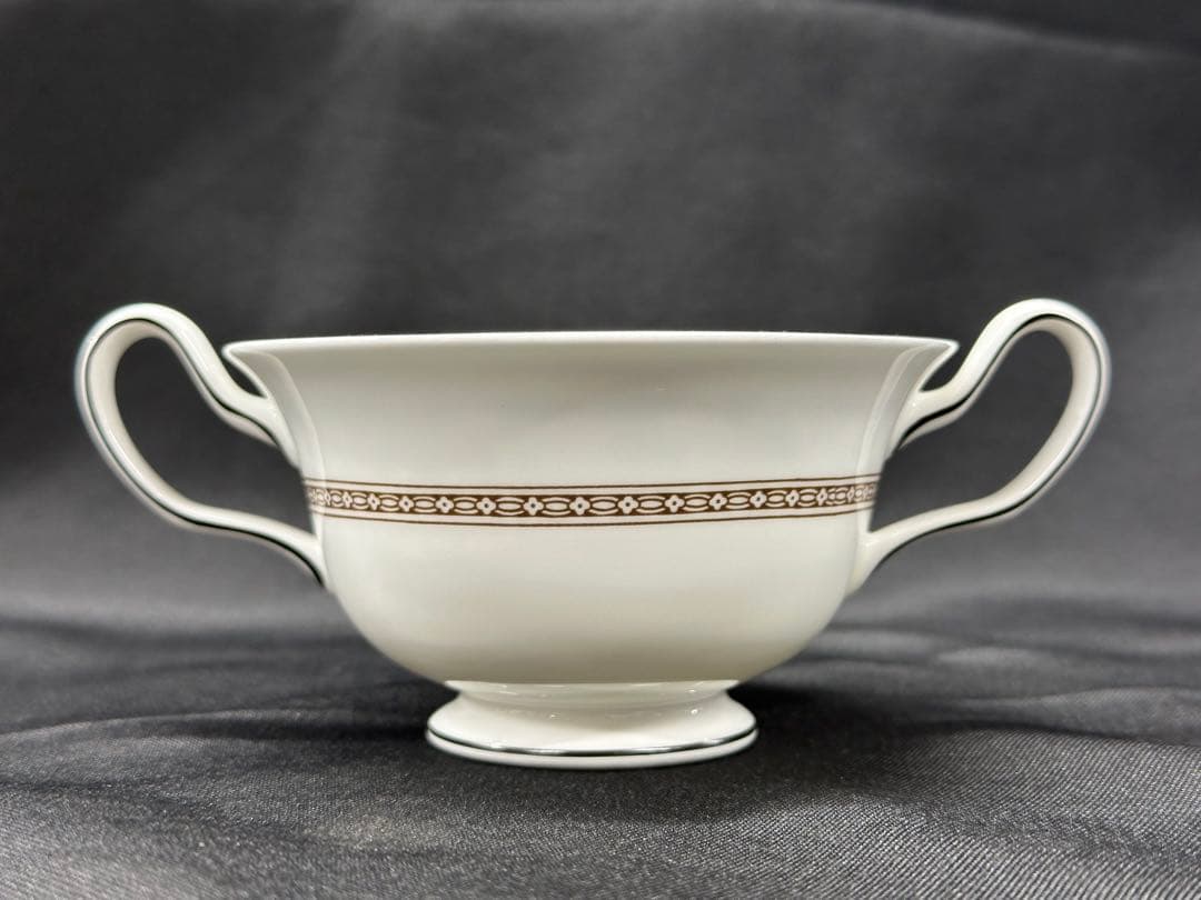 【USED美品】 フロレンティーン　黒壺　スープカップ　カップ