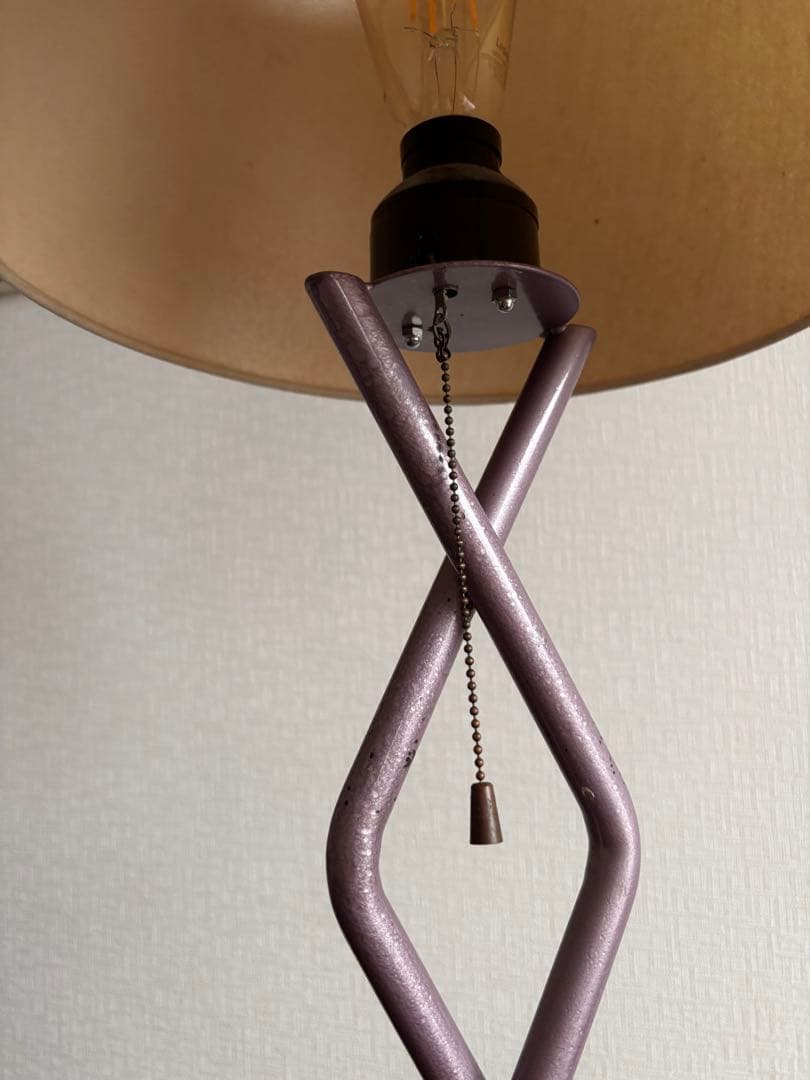 スタンドライト　間接照明　変形　個性的　デザイン　うねうね　ヴィンテージ　希少