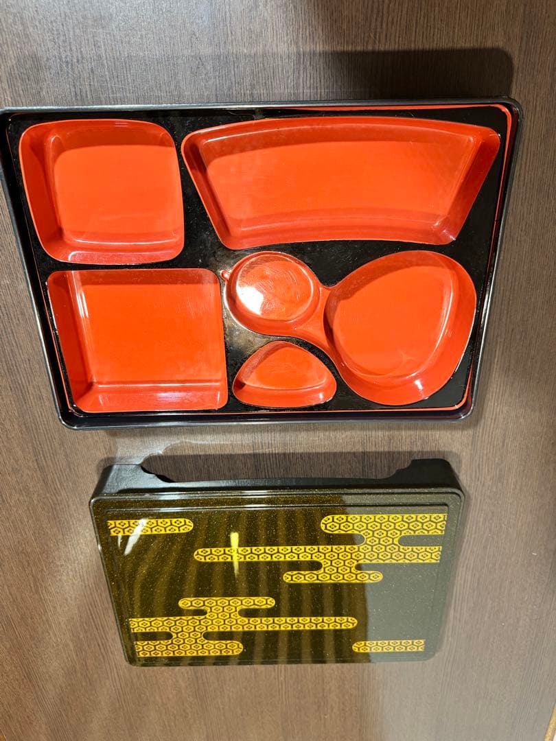 尺3寸長手松花堂用扇仕切 雲亀甲箱 弁当箱15セット