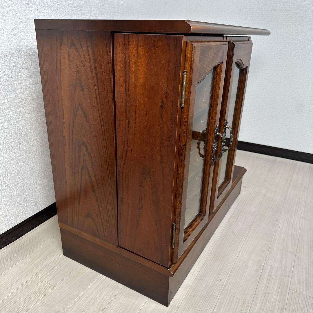 カリモク コロニアル 書棚 本棚 キャビネット サイドボード スライド式 i4※