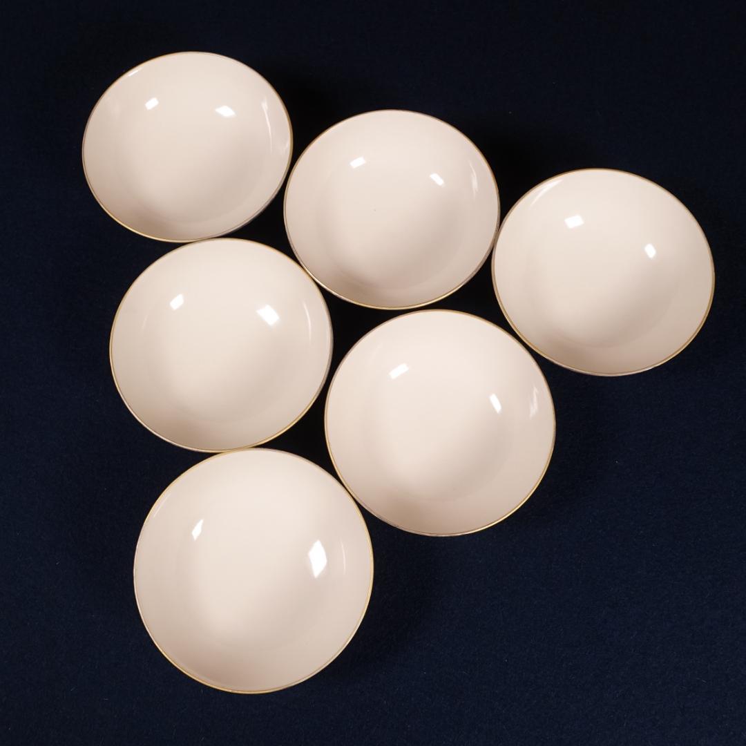 豪華絢爛 京焼 良斎作 金銀彩 蓋碗 蓋茶碗 6客