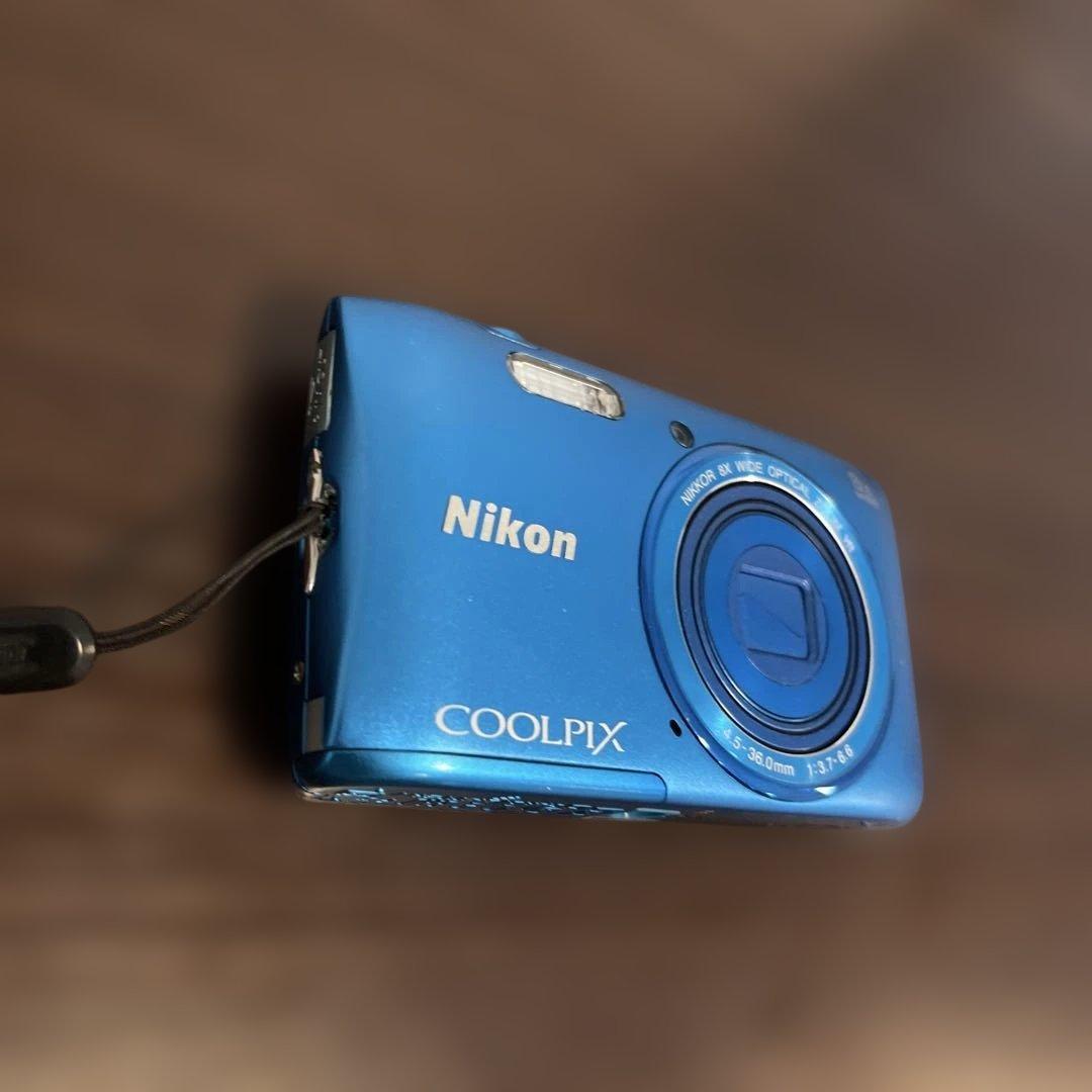 4571 Nikon COOLPIX S3600 ブルー デジカメ