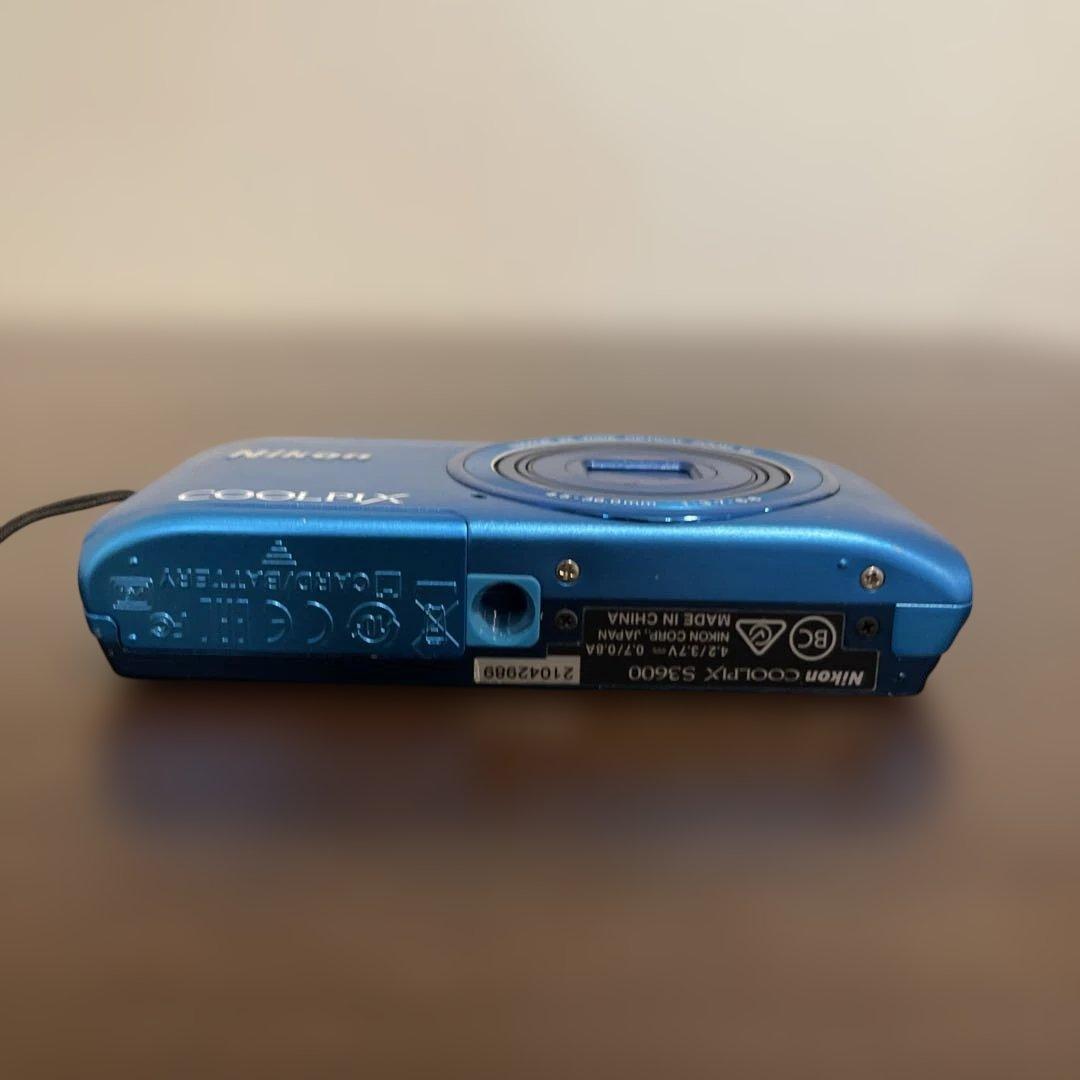 4571 Nikon COOLPIX S3600 ブルー デジカメ