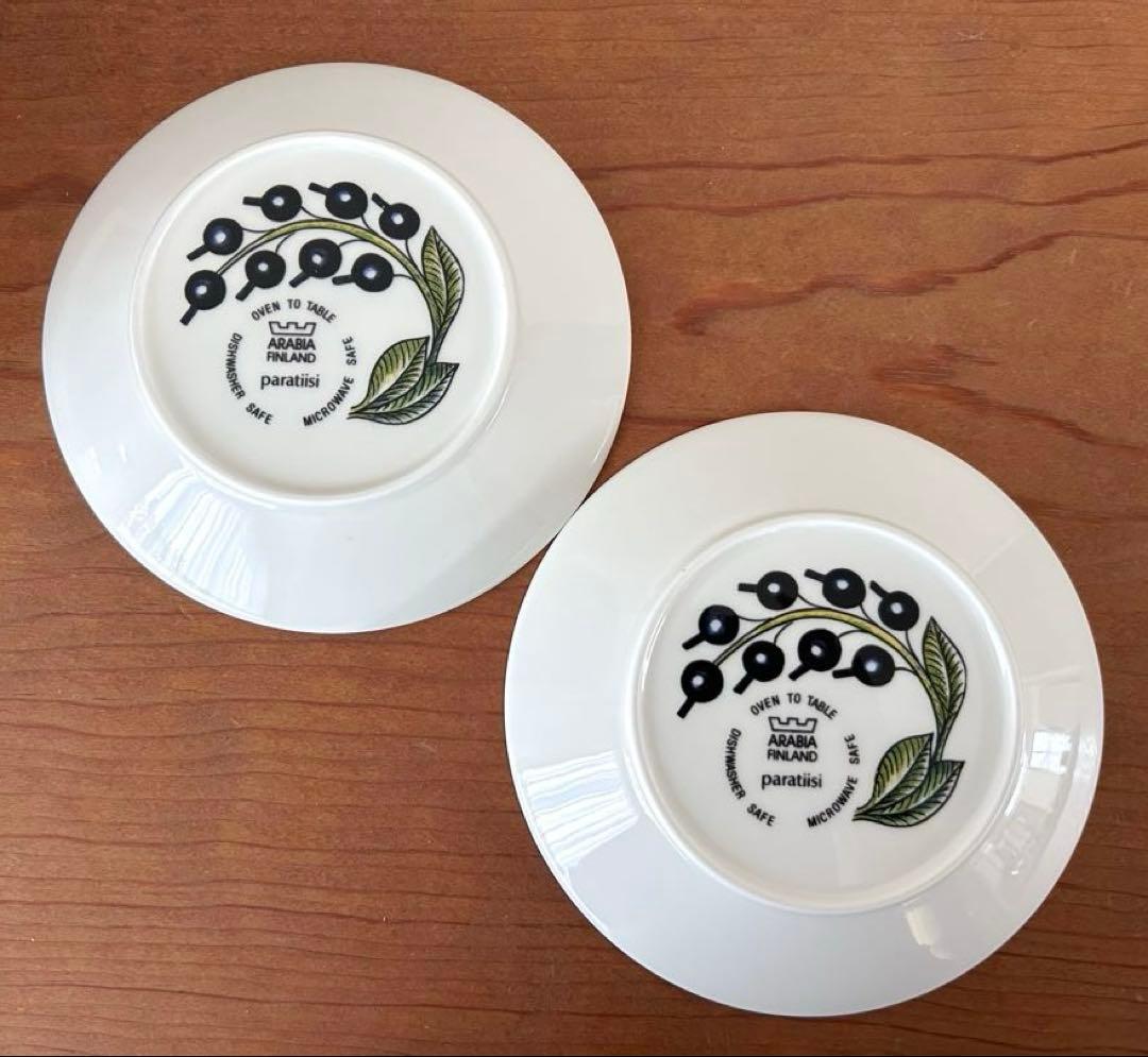 パラティッシ　カラー　プレート　2枚