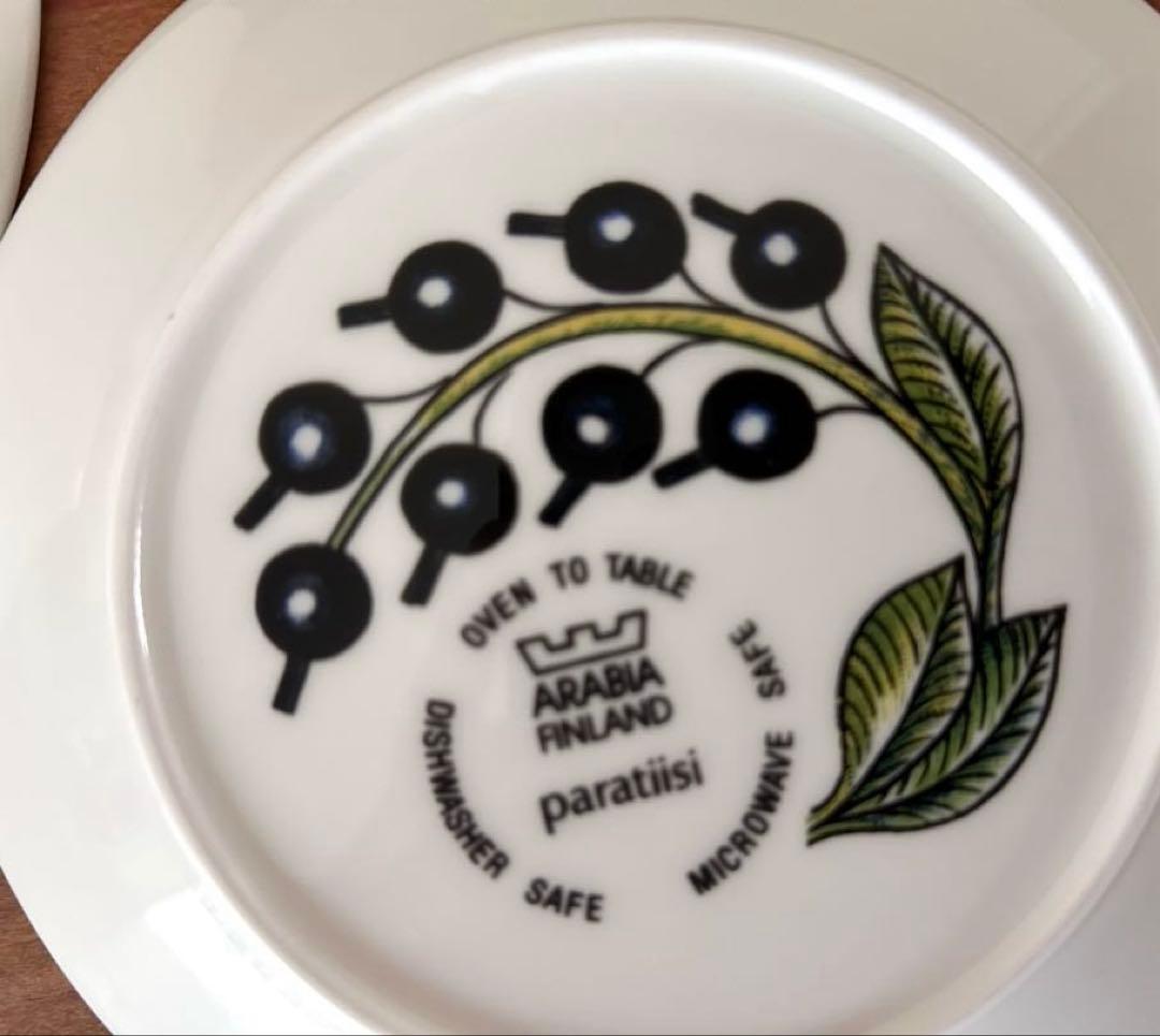 パラティッシ　カラー　プレート　2枚