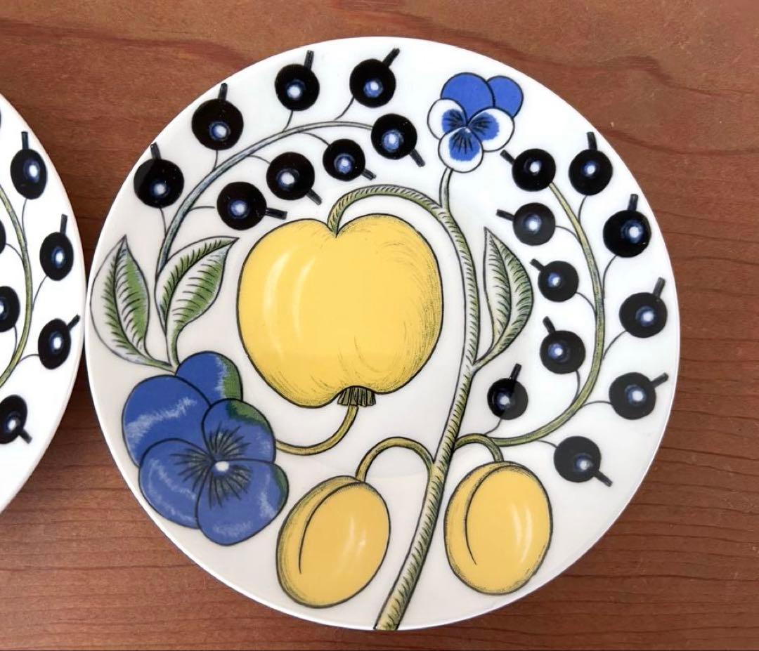 パラティッシ　カラー　プレート　2枚