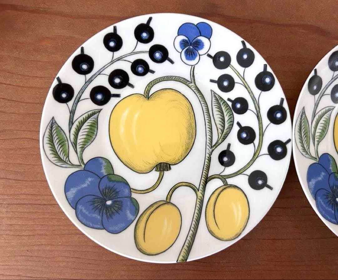 パラティッシ　カラー　プレート　2枚