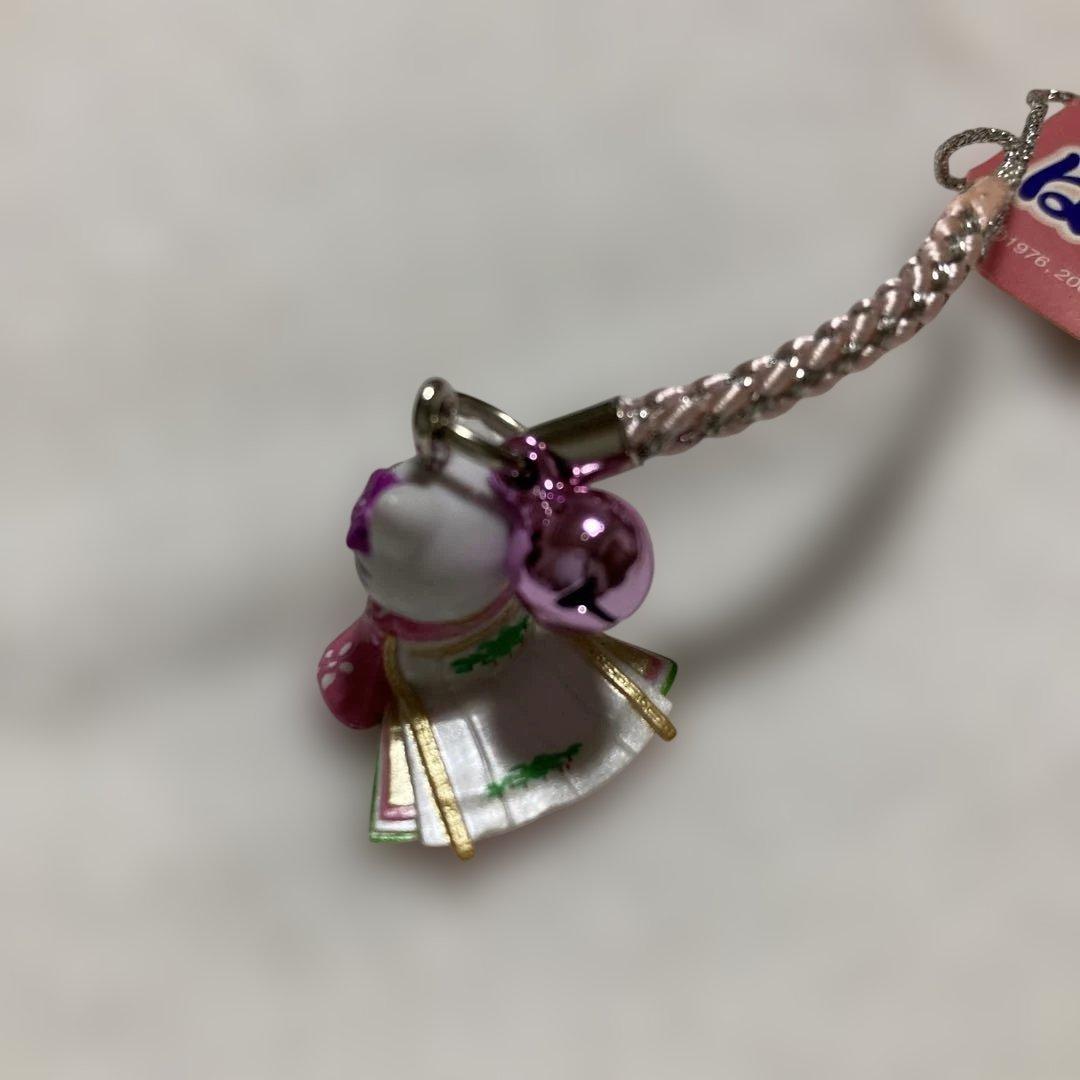 【年代物】新品 ハローキティ 着物 ストラップ 1976-2004 京都限定