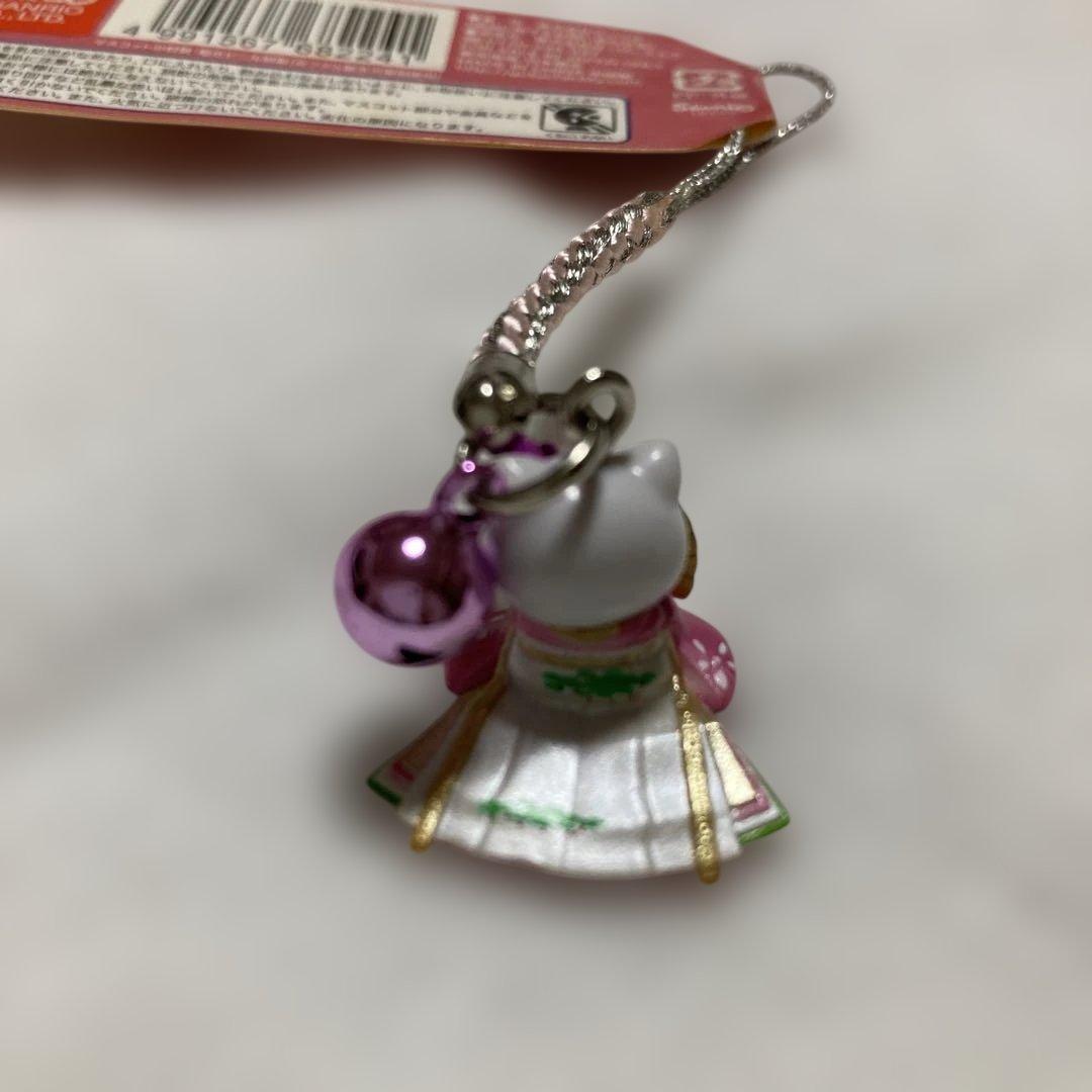 【年代物】新品 ハローキティ 着物 ストラップ 1976-2004 京都限定