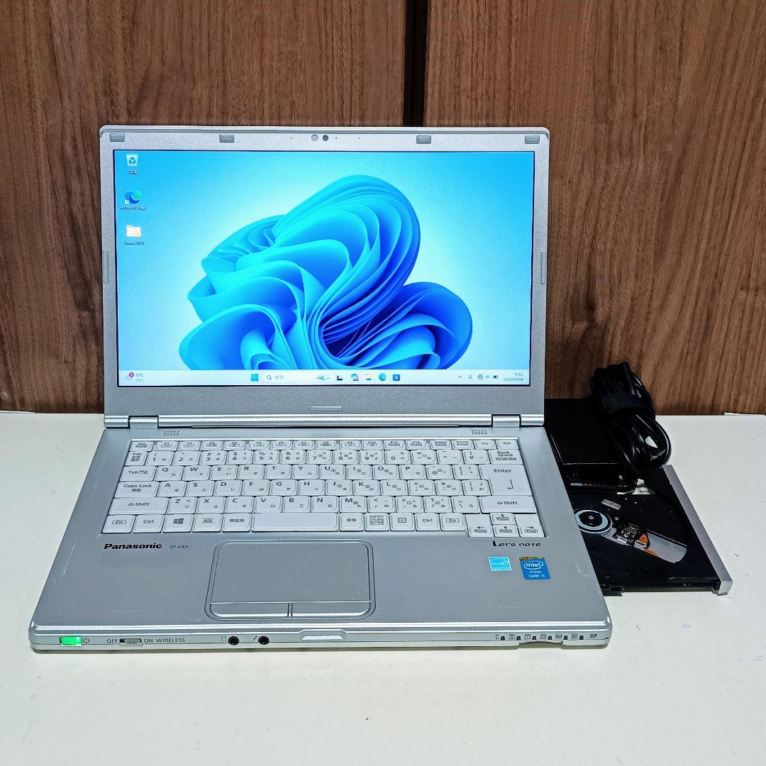 Windowsノート本体 Panasonic Let'snote Corei5 16GB SSD512GB