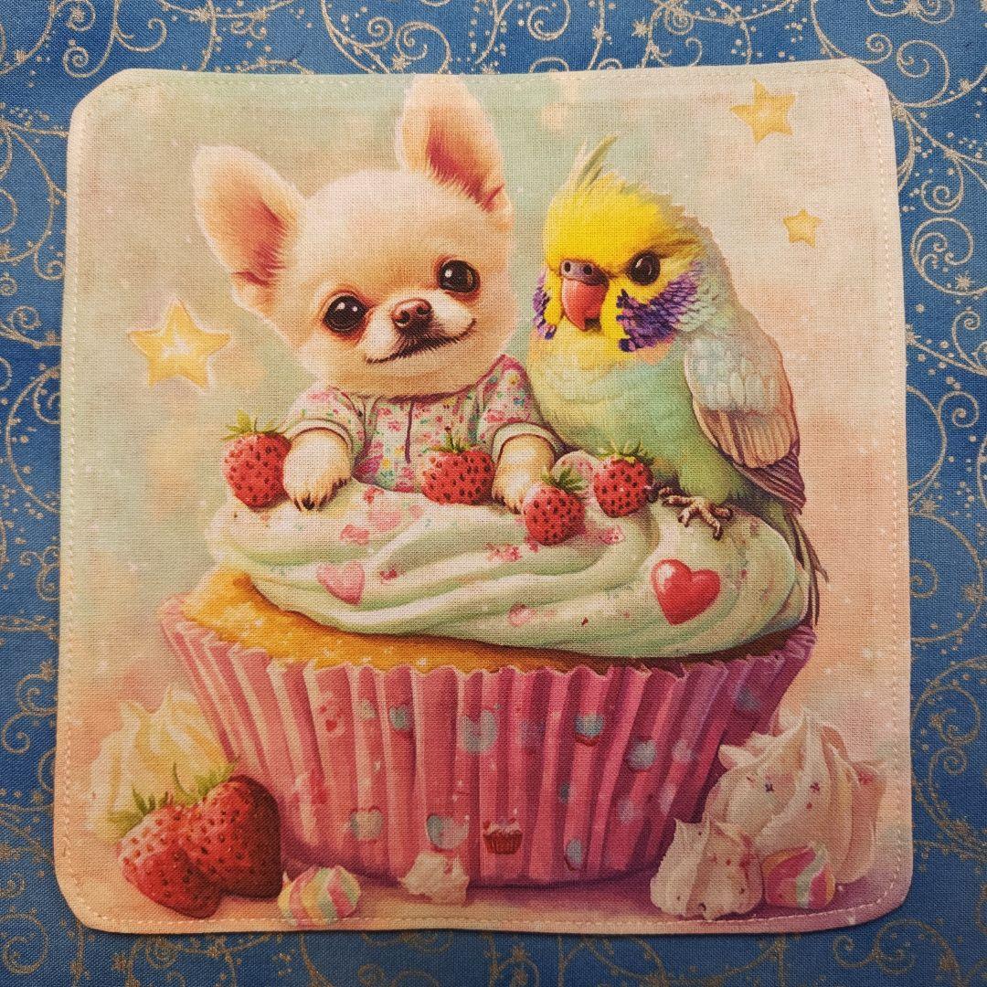 Tamago ハンカチ　チワワちゃん柄　18枚