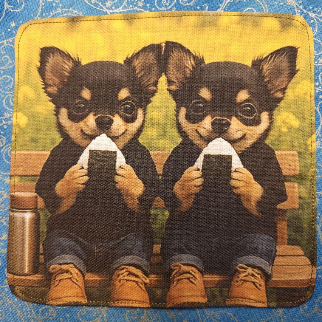 Tamago ハンカチ　チワワちゃん柄　18枚