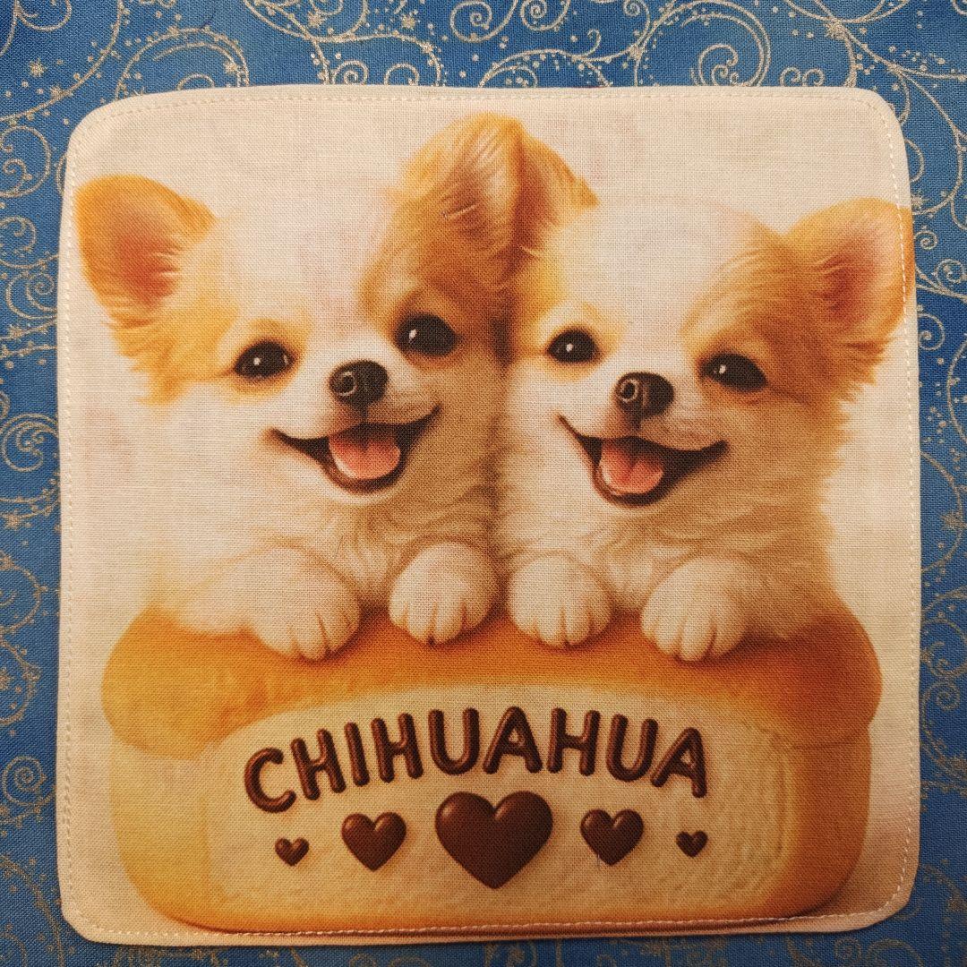 Tamago ハンカチ　チワワちゃん柄　18枚