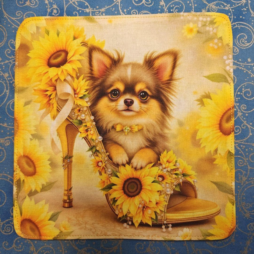 Tamago ハンカチ　チワワちゃん柄　18枚