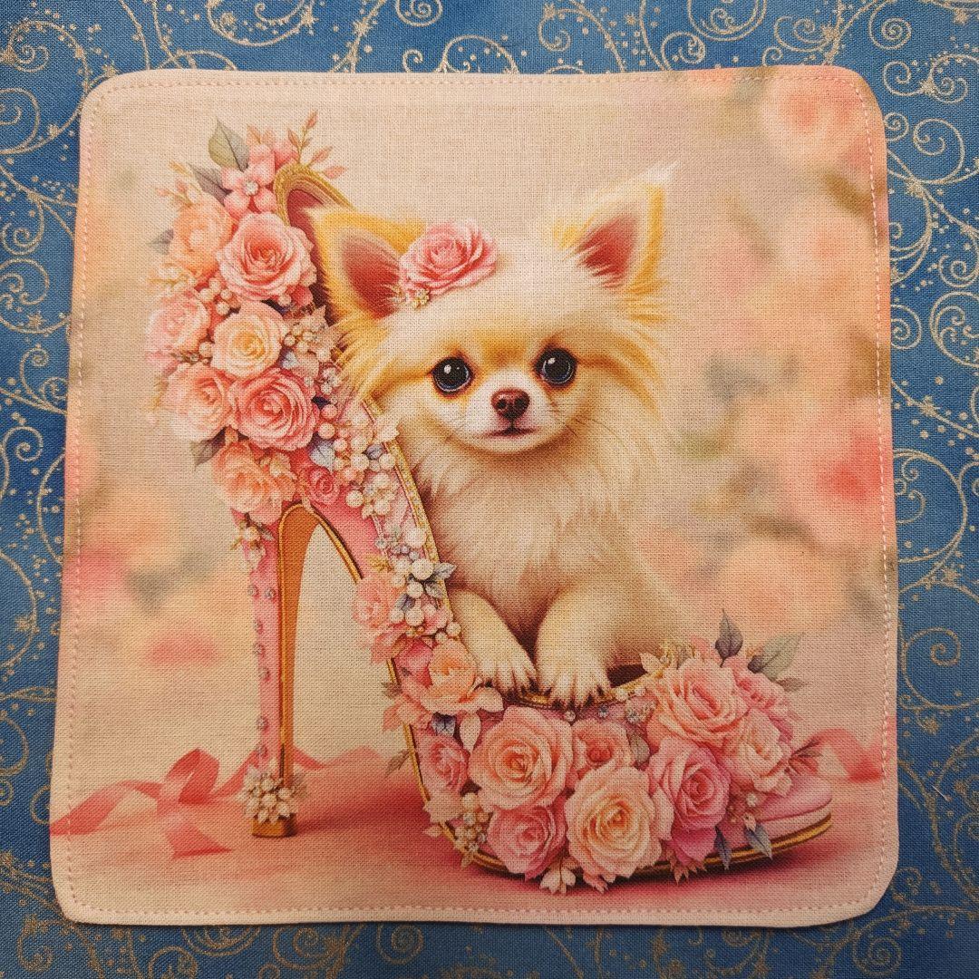 Tamago ハンカチ　チワワちゃん柄　18枚