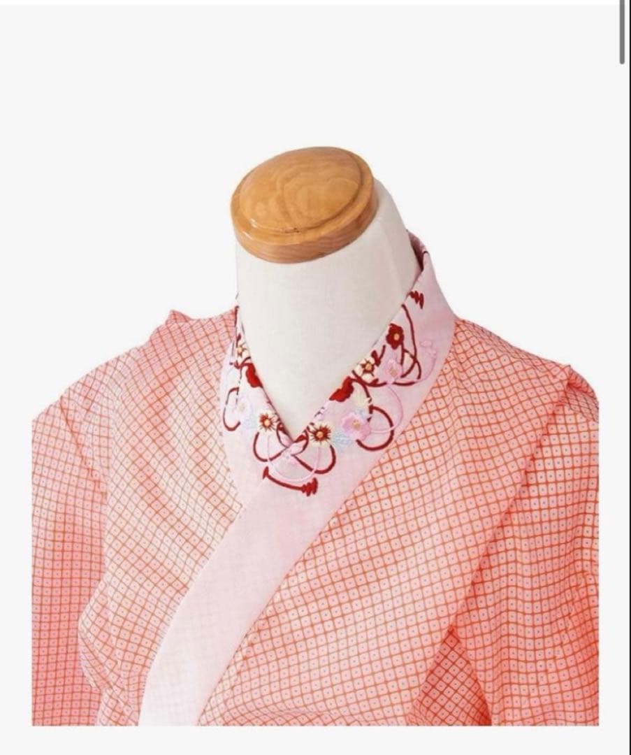 7歳 七五三 正絹 古典柄着物 フルセット