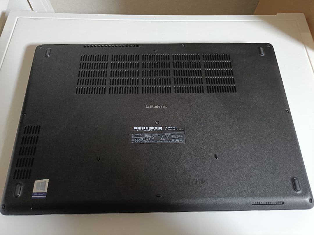 【動作確認済】Dell latitude 5580【バッテリー消耗なし】