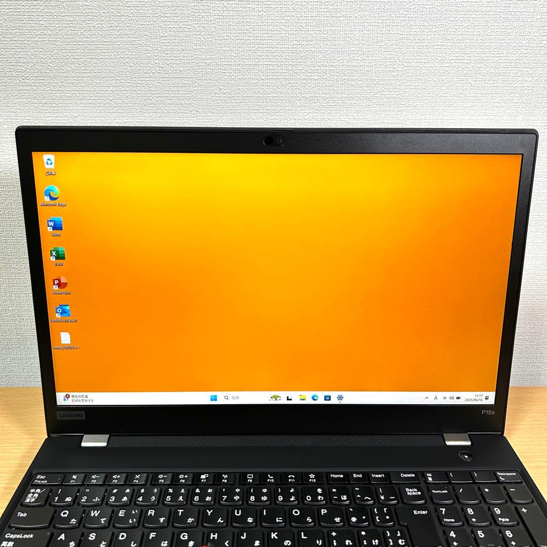 Windowsノート本体 Lenovo ThinkPad P15s Gen1 i7 512GB 16GB