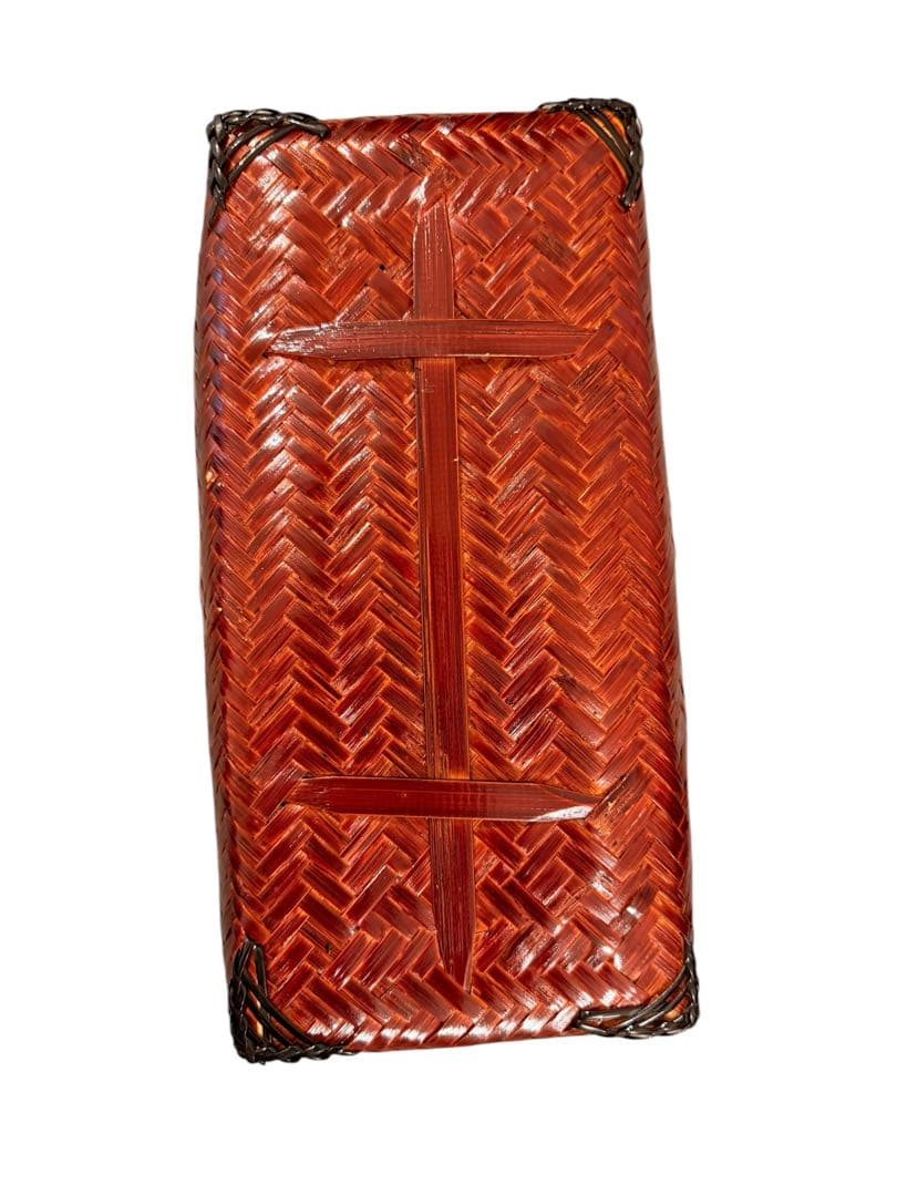 竹籠　竹細工　アンティーク収納 手作工芸品　浴衣カゴバッグ 竹カゴバッグ