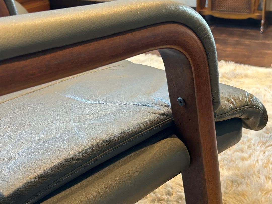 フジファニチア　FUJIFUNITURE アームソファ　ソファ　2脚セット