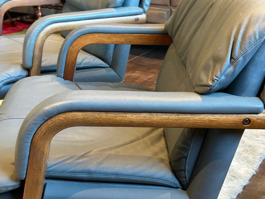 フジファニチア　FUJIFUNITURE アームソファ　ソファ　2脚セット