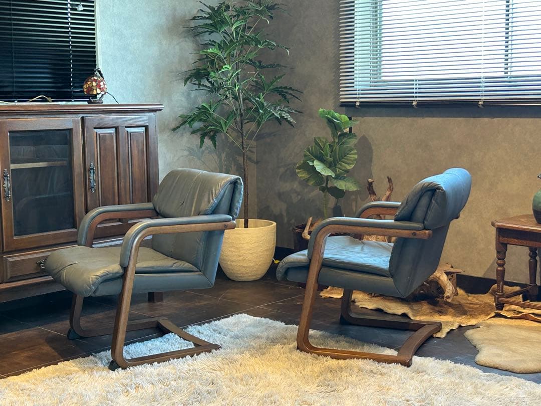 フジファニチア　FUJIFUNITURE アームソファ　ソファ　2脚セット