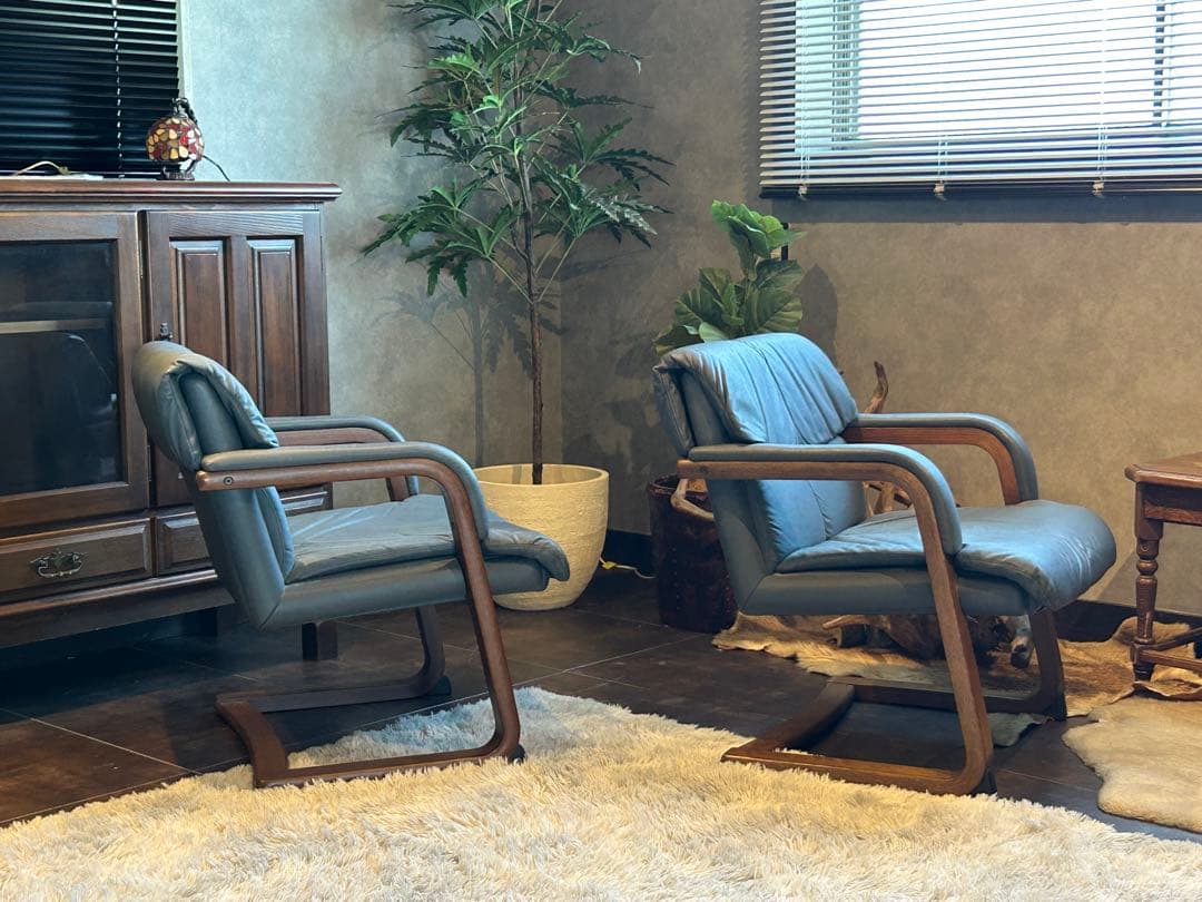 フジファニチア　FUJIFUNITURE アームソファ　ソファ　2脚セット