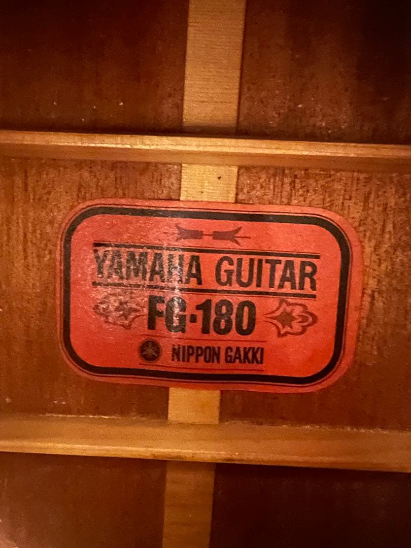 【ゆーたん】YAMAHA FG-180 赤ラベル　人気ヴィンテージギター❗️
