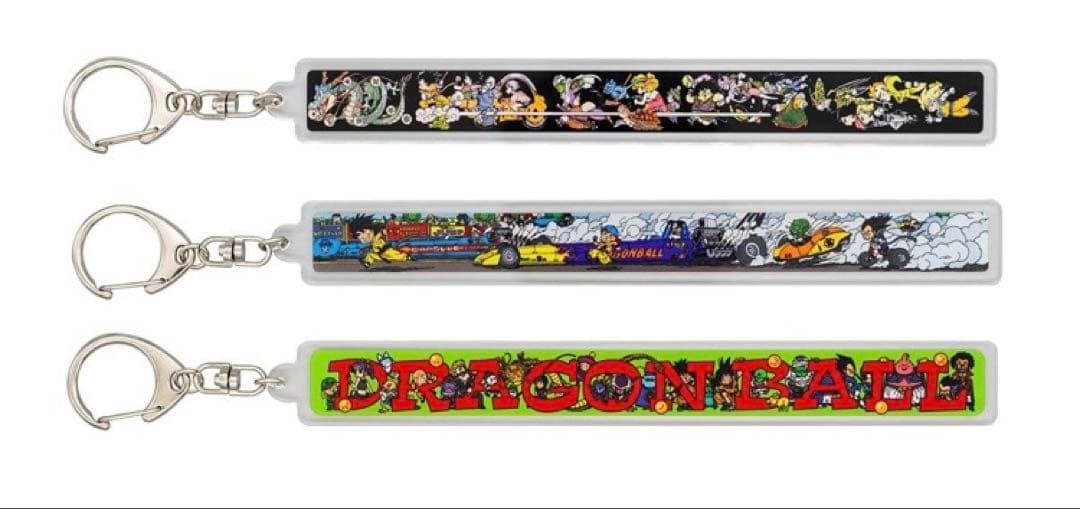 新品未開封 ドラゴンボール ダイマツリ ロングアクリルキーホルダー 全3種セット