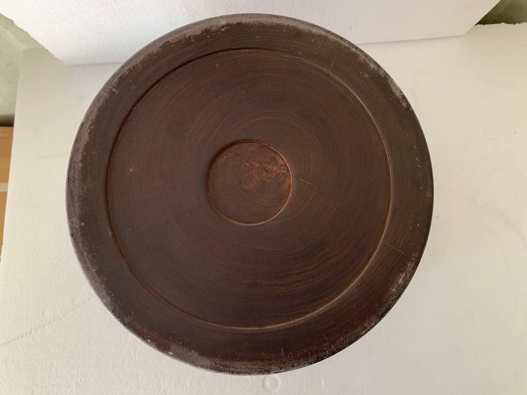 紫檀木彫刻 龍紋筆筒 （検） 清代 唐物 中国美術 骨董 古玩