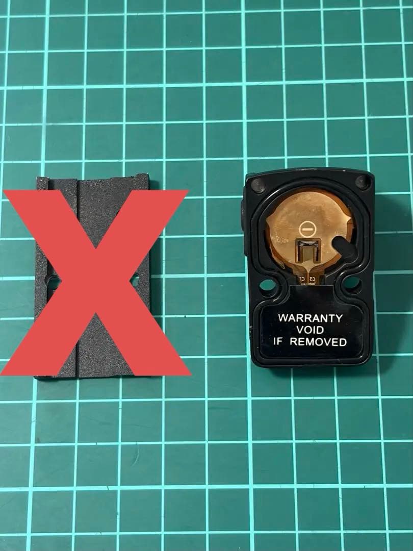 トリコンタイプサイト(光学機器)+マウントベース　レプリカ