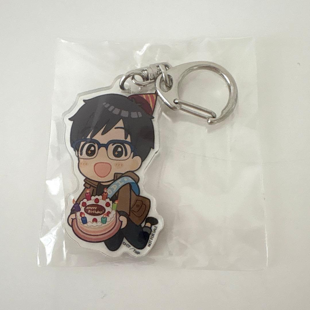 な*K様 ユーリ!!! on ice 勝生勇利　バースデー　缶バッジ　アクリルキ