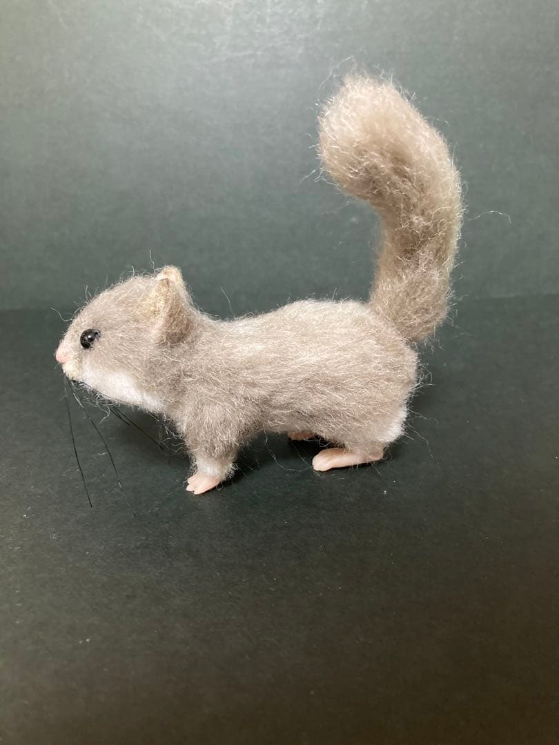 アフリカヤマネ 羊毛オブジェ