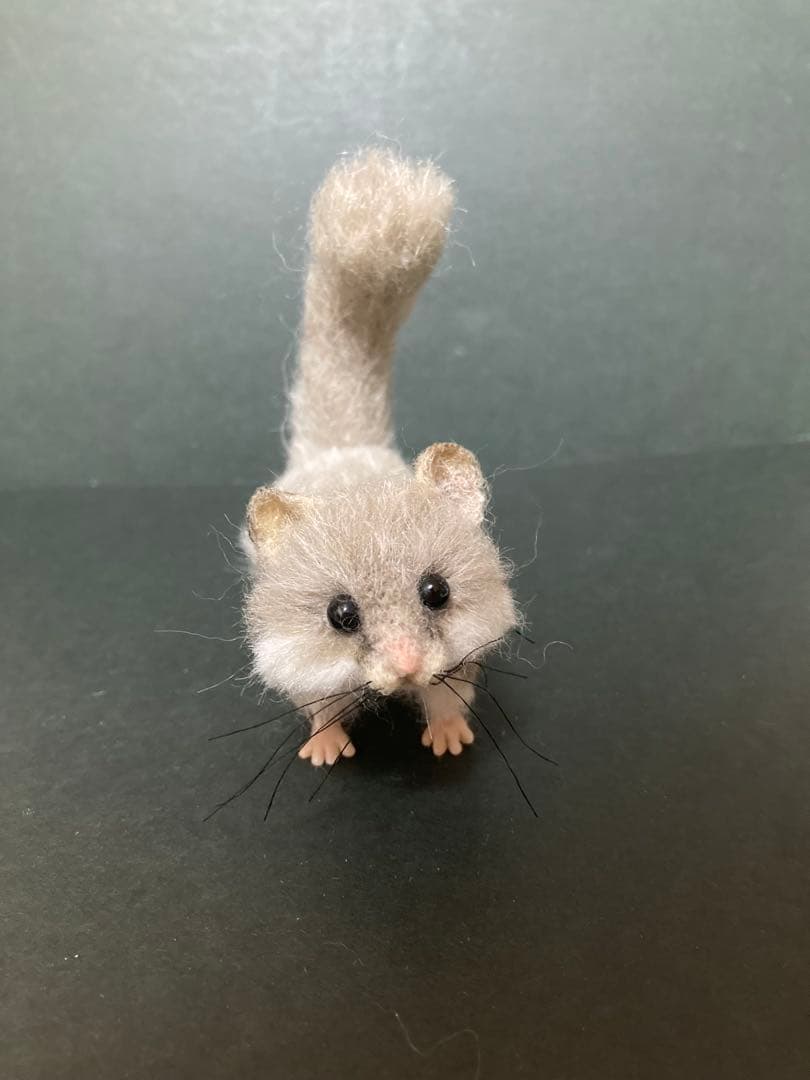 アフリカヤマネ 羊毛オブジェ