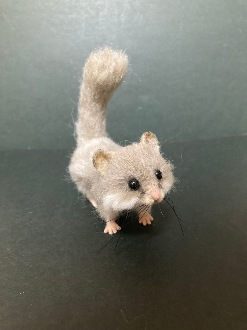 アフリカヤマネ 羊毛オブジェ