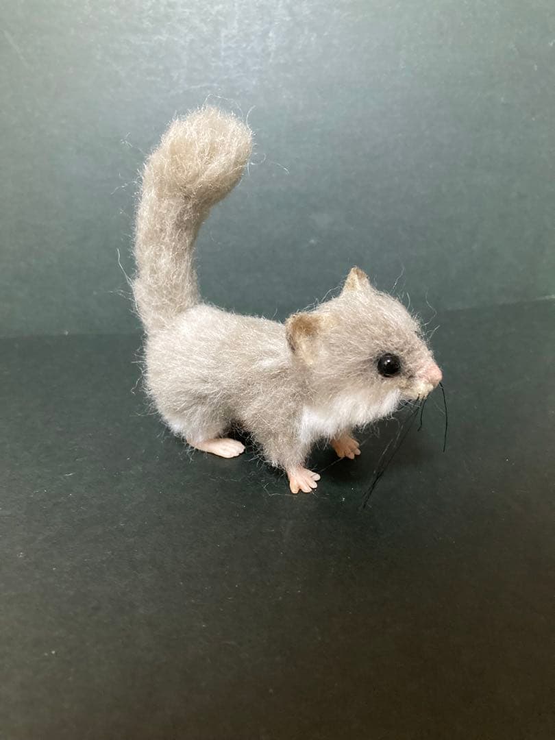 アフリカヤマネ 羊毛オブジェ